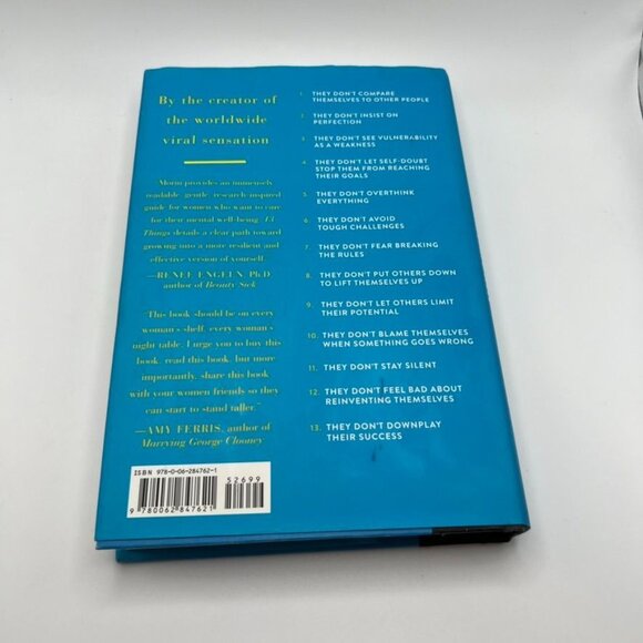 13 Things Mentally Strong Women Don't Do Amy Morin Self Help Hardcover Book - Picture 2 of 3